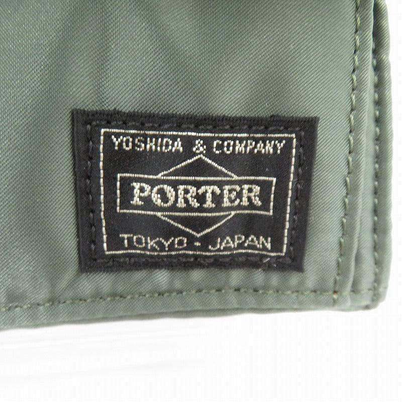PORTER TANKER | ポータータンカー 三つ折り財布 622-78167 カーキ【瀬戸大橋店】