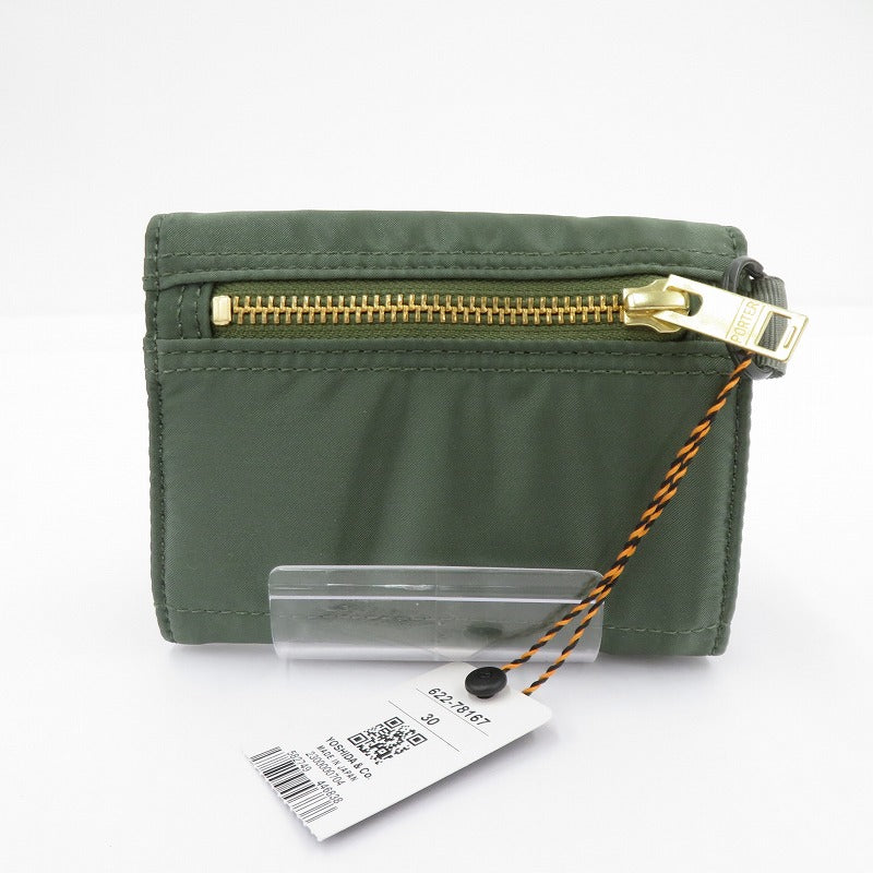 PORTER TANKER | ポータータンカー 三つ折り財布 622-78167 カーキ【瀬戸大橋店】