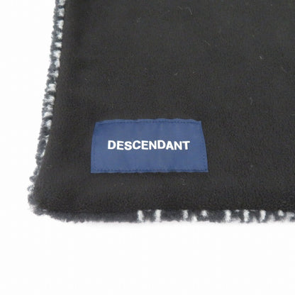 DESCENDANT | ディセンダント CATPR SCARF FIBERPILE/ HH×DCDT 24aw マフラー 242HHDS-AC01S ブラック【瀬戸大橋店】