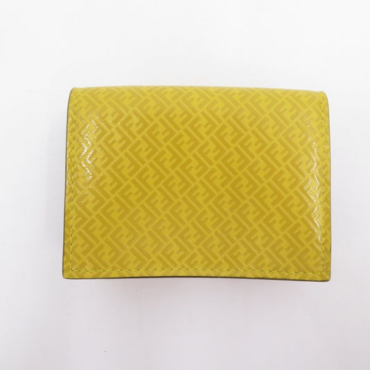 FENDI | フェンディ FFロゴ コンパクトウォレット 三つ折り財布 7M0280 イエロー【瀬戸大橋店】