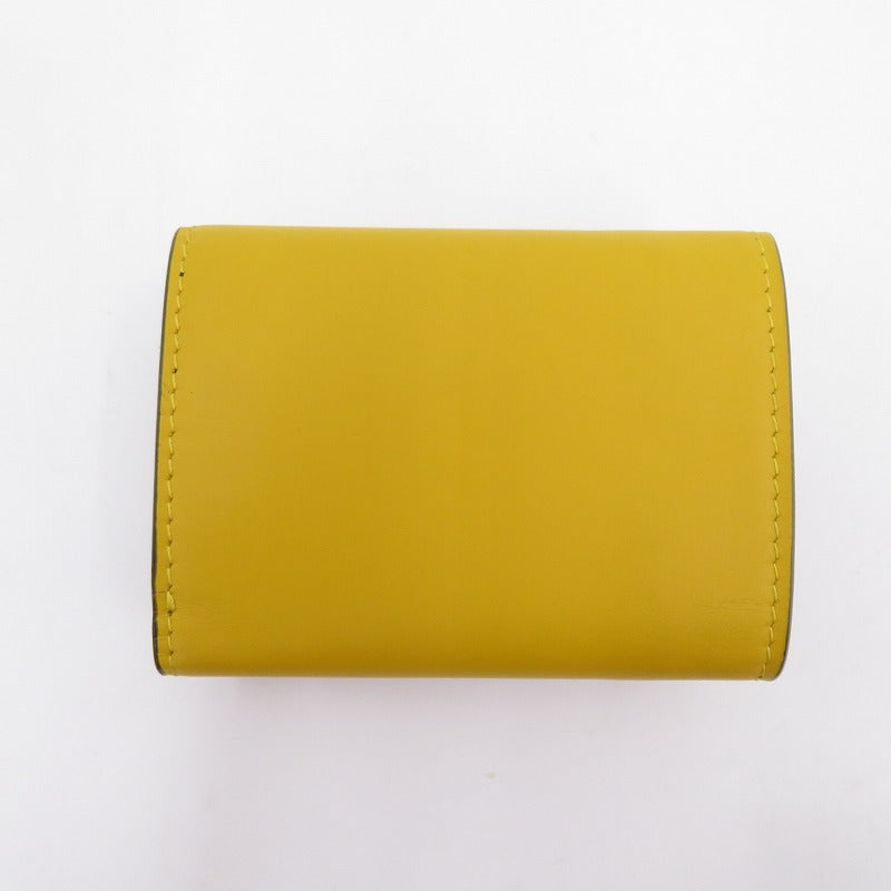 FENDI | フェンディ FFロゴ コンパクトウォレット 三つ折り財布 7M0280 イエロー【瀬戸大橋店】