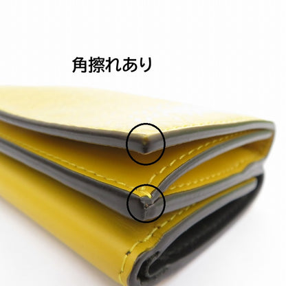 FENDI | フェンディ FFロゴ コンパクトウォレット 三つ折り財布 7M0280 イエロー【瀬戸大橋店】