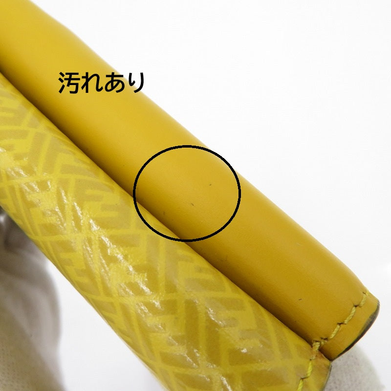 FENDI | フェンディ FFロゴ コンパクトウォレット 三つ折り財布 7M0280 イエロー【瀬戸大橋店】