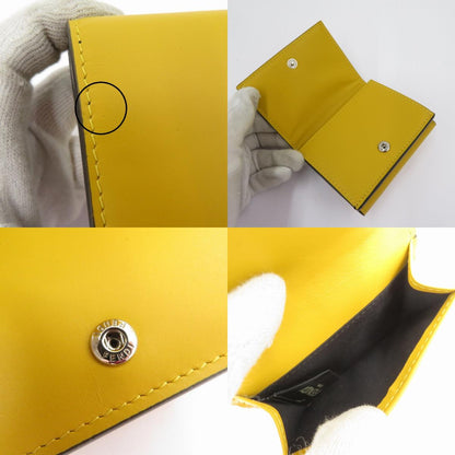 FENDI | フェンディ FFロゴ コンパクトウォレット 三つ折り財布 7M0280 イエロー【瀬戸大橋店】