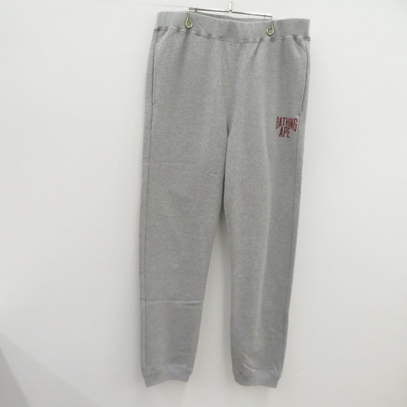 A BATHING APE | アベイシングエイプ スウェットパンツ パンツ グレー サイズ：XL【瀬戸大橋店】