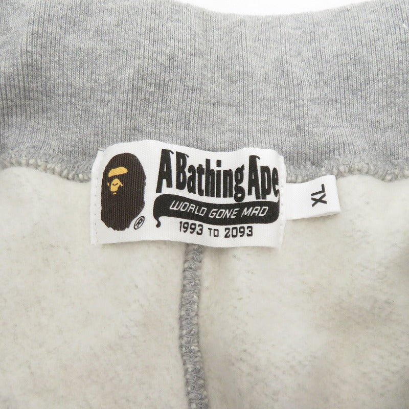 A BATHING APE | アベイシングエイプ スウェットパンツ パンツ グレー サイズ：XL【瀬戸大橋店】