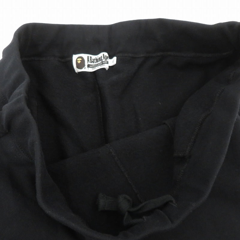A BATHING APE | アベイシングエイプ スウェットパンツ パンツ ブラック サイズ：XL【瀬戸大橋店】