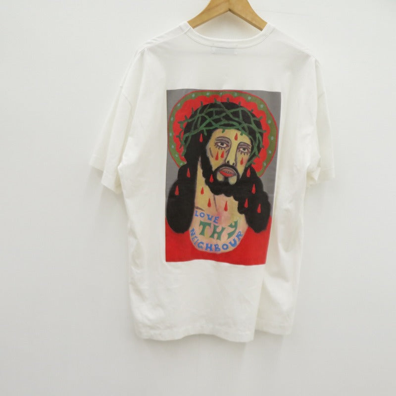 COOTIE | クーティー Print S/S Tee (LOVE THY NEIGHBOUR) 24aw 半袖Ｔシャツ CTE-24A323 ホワイト サイズ：S【瀬戸大橋店】