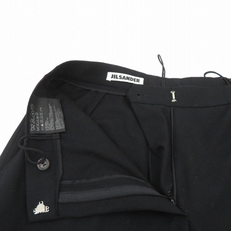 JIL SANDER | ジルサンダー ウールパンツ パンツ ブラック サイズ：36【瀬戸大橋店】