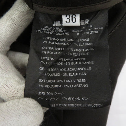 JIL SANDER | ジルサンダー ウールパンツ パンツ ブラウン サイズ：36【瀬戸大橋店】