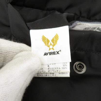 AVIREX | アヴィレックス MA-1/コマーシャルロゴ ミリタリージャケット 6132079 ブラック サイズ：M【瀬戸大橋店】