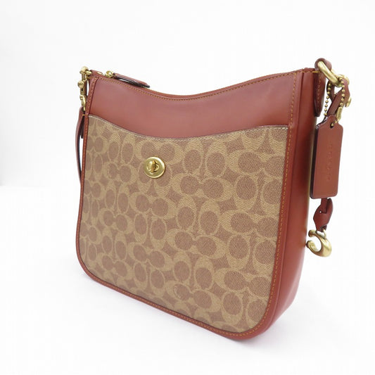 COACH | コーチ シグネチャー ショルダーバッグ F2479-C8487 ブラウン【瀬戸大橋店】