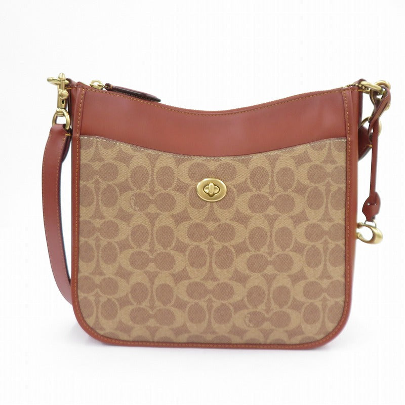 COACH | コーチ シグネチャー ショルダーバッグ F2479-C8487 ブラウン【瀬戸大橋店】