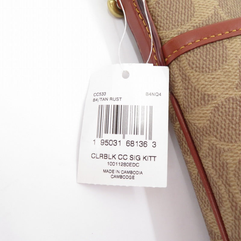 COACH | コーチ シグネチャー キット メッセンジャー クロスボディ ショルダーバッグ B2379-CC533 ブラウン【瀬戸大橋店】