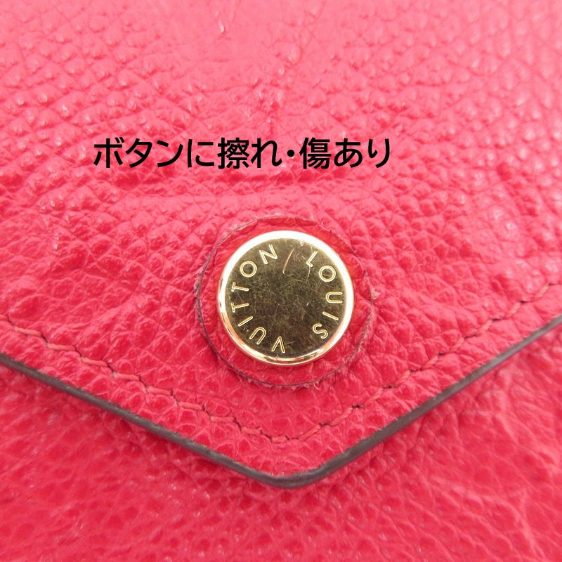 LOUIS VUITTON | ルイ・ヴィトン ポルトフォイユ・ゾエ モノグラム アンプラント 三つ折り財布 M58879 レッド【瀬戸大橋店】