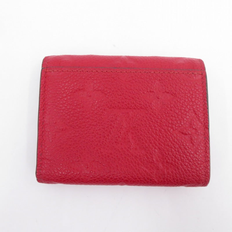 LOUIS VUITTON | ルイ・ヴィトン ポルトフォイユ・ゾエ モノグラム アンプラント 三つ折り財布 M58879 レッド【瀬戸大橋店】