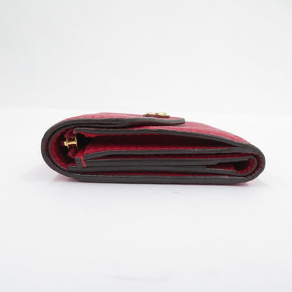LOUIS VUITTON | ルイ・ヴィトン ポルトフォイユ・ゾエ モノグラム アンプラント 三つ折り財布 M58879 レッド【瀬戸大橋店】