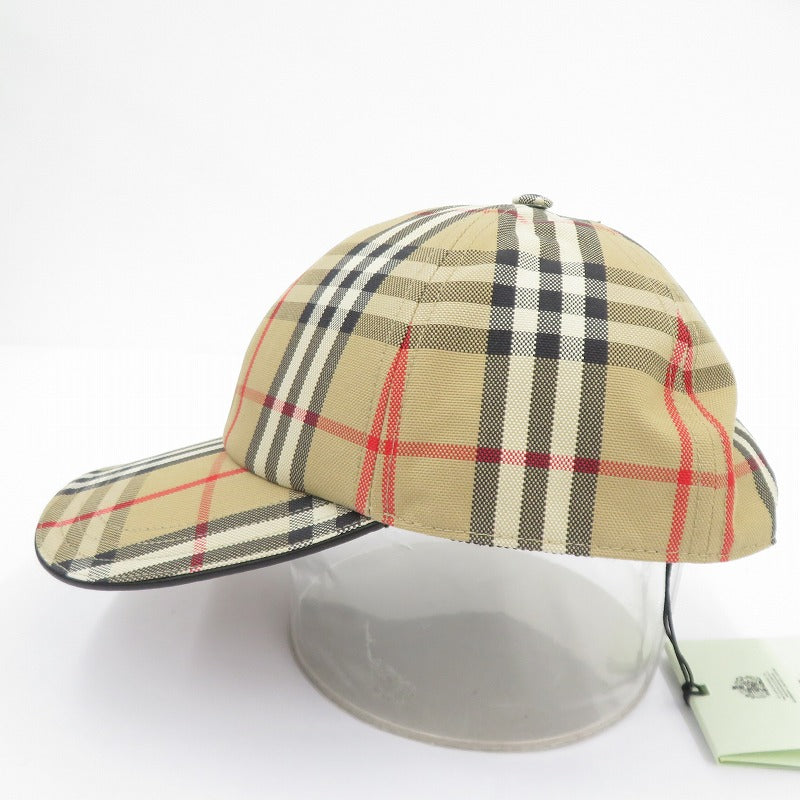 BURBERRY | バーバリー ヴィンテージチェックベースボールキャップ キャップ 8068041 ベージュ サイズ：L【瀬戸大橋店】