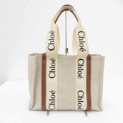Chloe | クロエ WOODY ミディアム トート トートバッグ CHC22AS383I26 ベージュ【瀬戸大橋店】