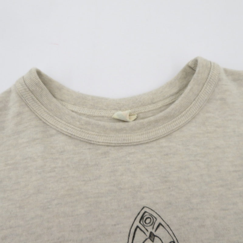 WARE HOUSE | ウェアハウス　ウエアハウス Yusuke Hanai THINGS AS THEY OUGHT TO BE TEE 半袖Ｔシャツ グレー サイズ：L【瀬戸大橋店】