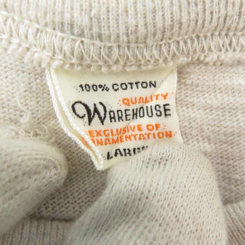 WARE HOUSE | ウェアハウス　ウエアハウス Yusuke Hanai THINGS AS THEY OUGHT TO BE TEE 半袖Ｔシャツ グレー サイズ：L【瀬戸大橋店】