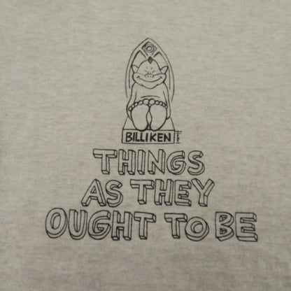 WARE HOUSE | ウェアハウス　ウエアハウス Yusuke Hanai THINGS AS THEY OUGHT TO BE TEE 半袖Ｔシャツ グレー サイズ：L【瀬戸大橋店】