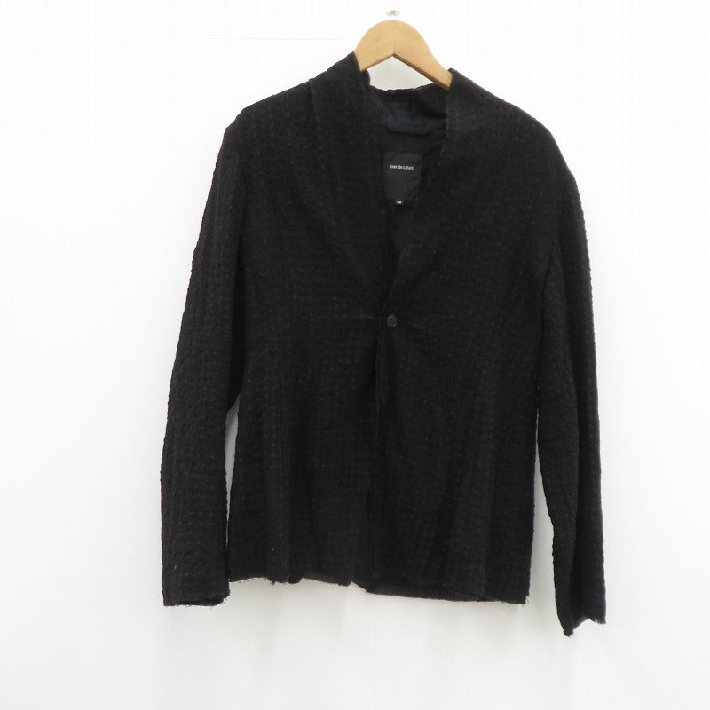 PASDE CALAIS | パドカレ ウールジャケット その他アウター ブラック サイズ：36【瀬戸大橋店】