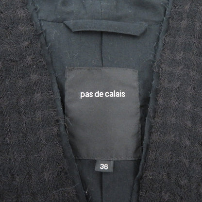 PASDE CALAIS | パドカレ ウールジャケット その他アウター ブラック サイズ：36【瀬戸大橋店】