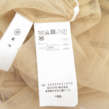 AMERI | アメリ 2WAY VEIL TULLE TOP チュールトップス その他トップス ベージュ サイズ：S【瀬戸大橋店】