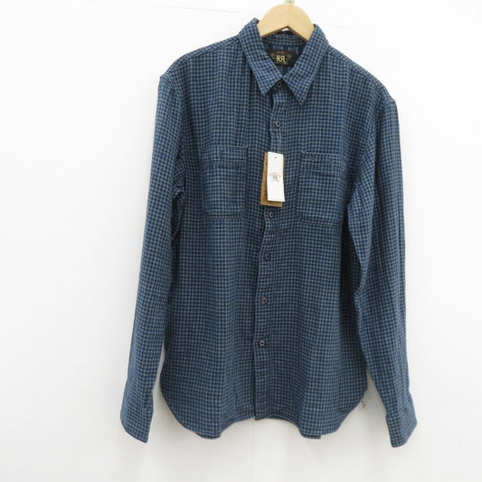 RRL(RALPH LAUREN) | ダブルアールエルラルフローレン 長袖シャツ ネイビー サイズ：M【瀬戸大橋店】