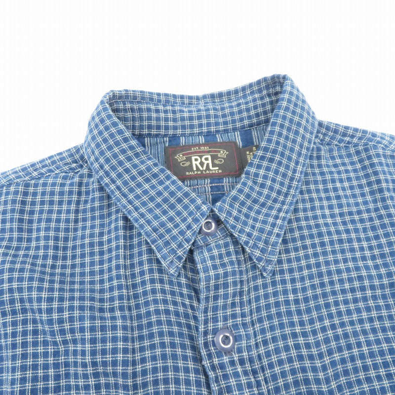 RRL(RALPH LAUREN) | ダブルアールエルラルフローレン 長袖シャツ ネイビー サイズ：M【瀬戸大橋店】