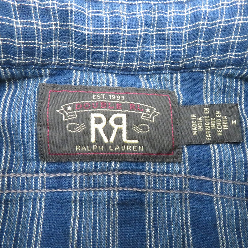 RRL(RALPH LAUREN) | ダブルアールエルラルフローレン 長袖シャツ ネイビー サイズ：M【瀬戸大橋店】