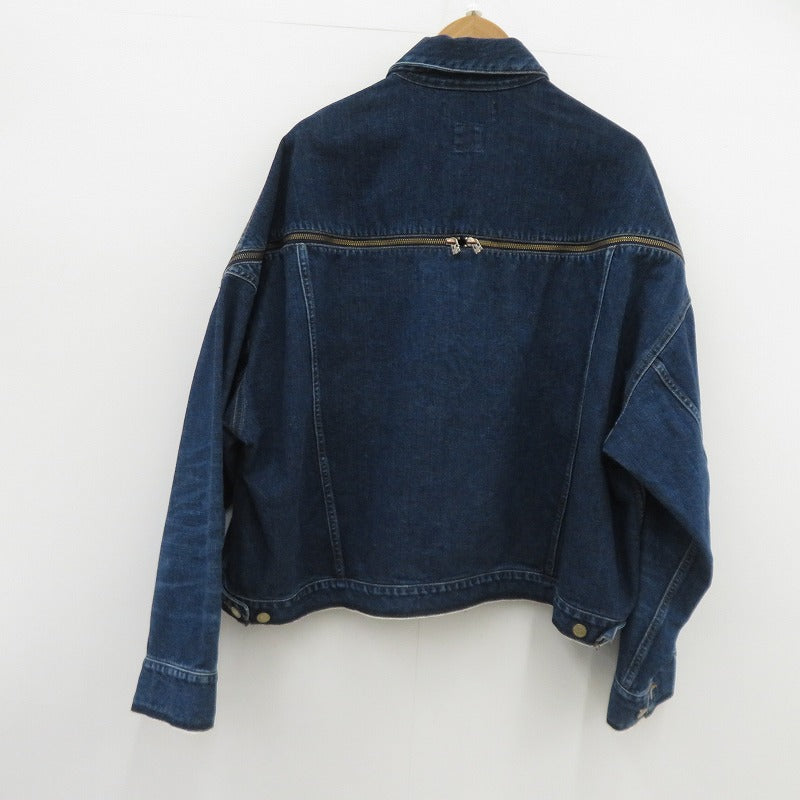 FACETASM | ファセッタズム ZIPPER DENIM JKT デニム KR-JK-M10 ネイビー サイズ：4【瀬戸大橋店】