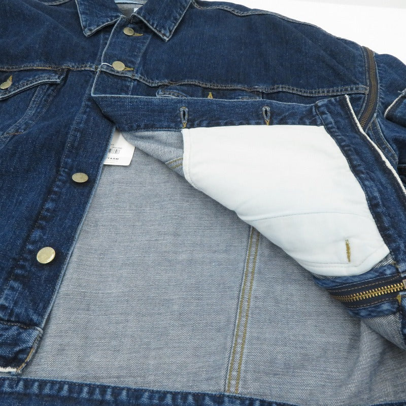 FACETASM | ファセッタズム ZIPPER DENIM JKT デニム KR-JK-M10 ネイビー サイズ：4【瀬戸大橋店】