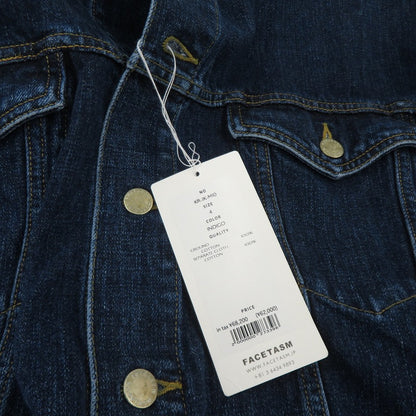 FACETASM | ファセッタズム ZIPPER DENIM JKT デニム KR-JK-M10 ネイビー サイズ：4【瀬戸大橋店】