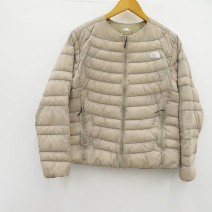THE NORTH FACE | ザ・ノースフェイス Thunder Roundneck Jacket ダウンジャケット NYW82213 ベージュ サイズ：M【瀬戸大橋店】