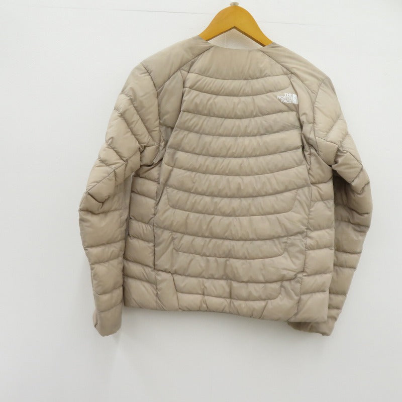 THE NORTH FACE | ザ・ノースフェイス Thunder Roundneck Jacket ダウンジャケット NYW82213 ベージュ サイズ：M【瀬戸大橋店】