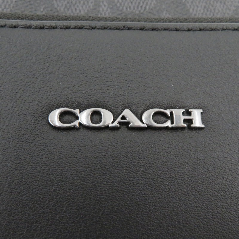 COACH | コーチ シグネチャー クラッチバッグ F2444-CW363 ブラック【瀬戸大橋店】