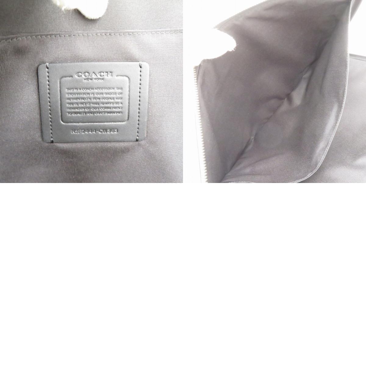COACH | コーチ シグネチャー クラッチバッグ F2444-CW363 ブラック【瀬戸大橋店】