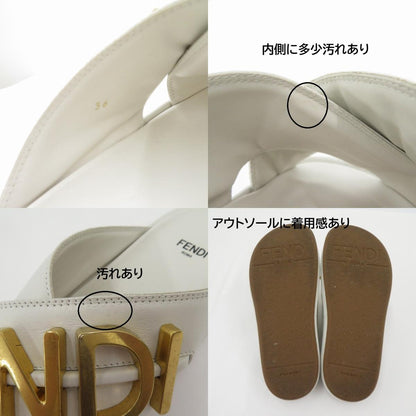 FENDI | フェンディ サンダル ホワイト サイズ：36【瀬戸大橋店】