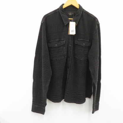 RRL(RALPH LAUREN) | ダブルアールエルラルフローレン 長袖シャツ MNRRKNI16820197 ブラック サイズ：XL【瀬戸大橋店】