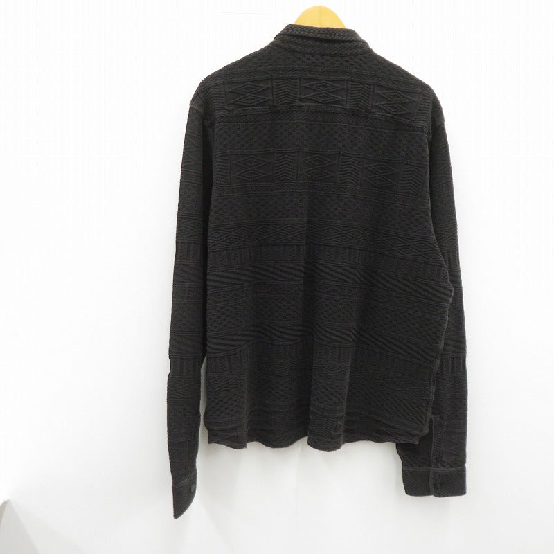 RRL(RALPH LAUREN) | ダブルアールエルラルフローレン 長袖シャツ MNRRKNI16820197 ブラック サイズ：XL【瀬戸大橋店】