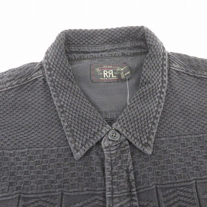 RRL(RALPH LAUREN) | ダブルアールエルラルフローレン 長袖シャツ MNRRKNI16820197 ブラック サイズ：XL【瀬戸大橋店】
