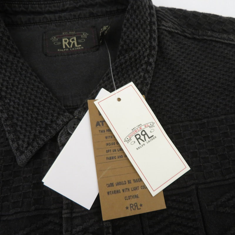 RRL(RALPH LAUREN) | ダブルアールエルラルフローレン 長袖シャツ MNRRKNI16820197 ブラック サイズ：XL【瀬戸大橋店】