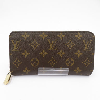 LOUIS VUITTON | ルイ・ヴィトン モノグラム ジッピー・ウォレット フューシャ 長財布 M41895 ブラウン【瀬戸大橋店】