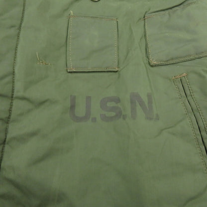 U.S.ARMY USN A-1 DECK PANT 70~80s ミリタリーパンツ パンツ オリーブ サイズ：M【瀬戸大橋店】