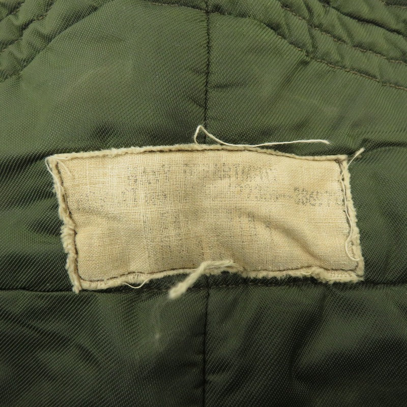 U.S.ARMY USN A-1 DECK PANT 70~80s ミリタリーパンツ パンツ オリーブ サイズ：M【瀬戸大橋店】