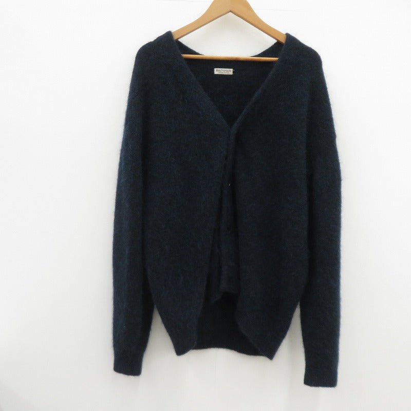 UNITED ARROWS | ユナイテッドアローズ ウール モヘヤ カーディガン 1228-199-0767 ネイビー サイズ：L【瀬戸大橋店】