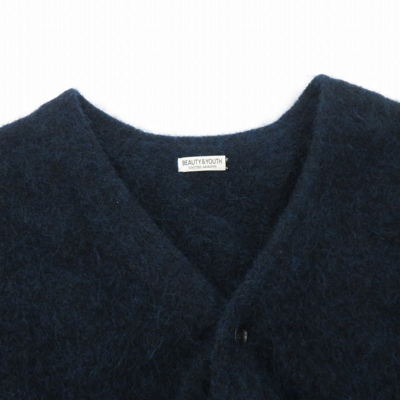 UNITED ARROWS | ユナイテッドアローズ ウール モヘヤ カーディガン 1228-199-0767 ネイビー サイズ：L【瀬戸大橋店】