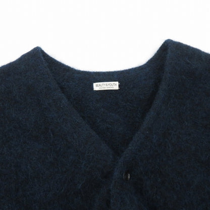 UNITED ARROWS | ユナイテッドアローズ ウール モヘヤ カーディガン 1228-199-0767 ネイビー サイズ：L【瀬戸大橋店】